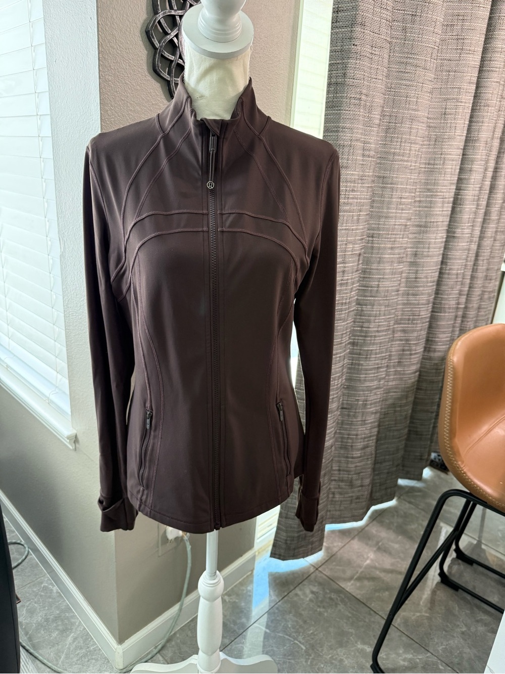 lululemon athletica Brown Full-Zip Utility Jacket - Picture 2 of 5